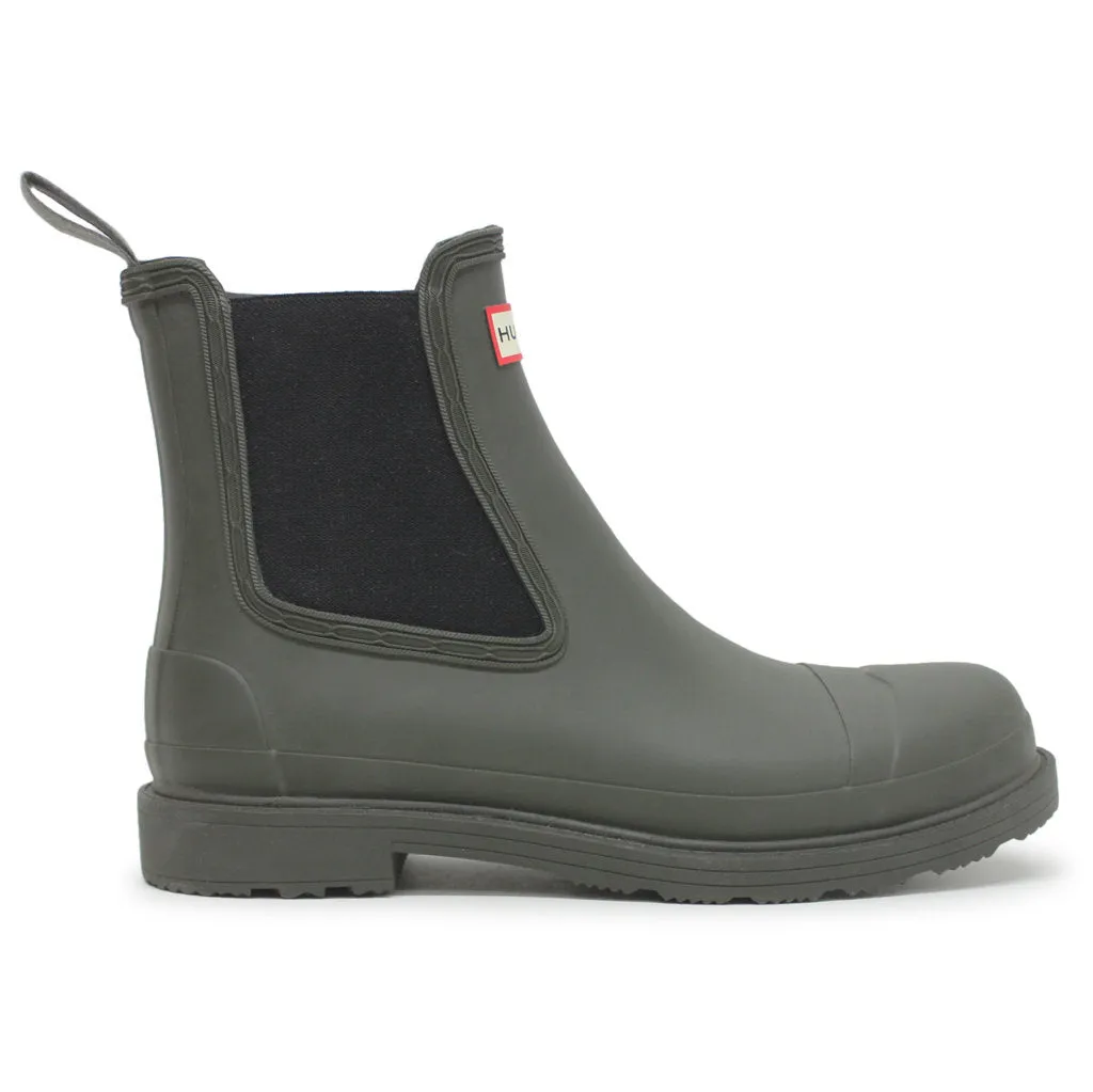 Hunter MFS9016RMA Mens Commando Chelsea Boot Dark Olive - UK 8