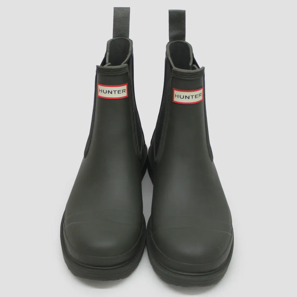 Hunter MFS9016RMA Mens Commando Chelsea Boot Dark Olive - UK 8