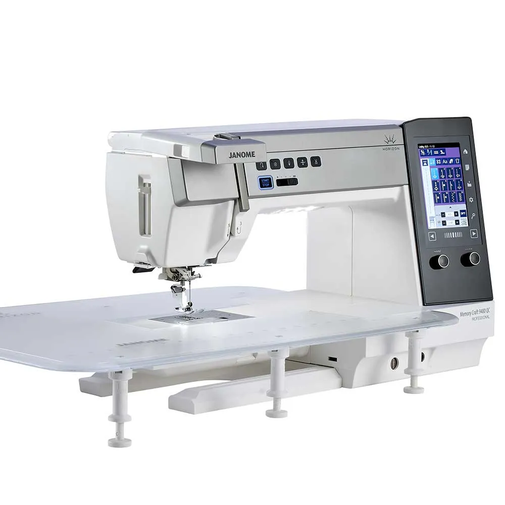 Janome Memory Craft 9480QCP Sewing Machine   Free Ruler work Set worth £87