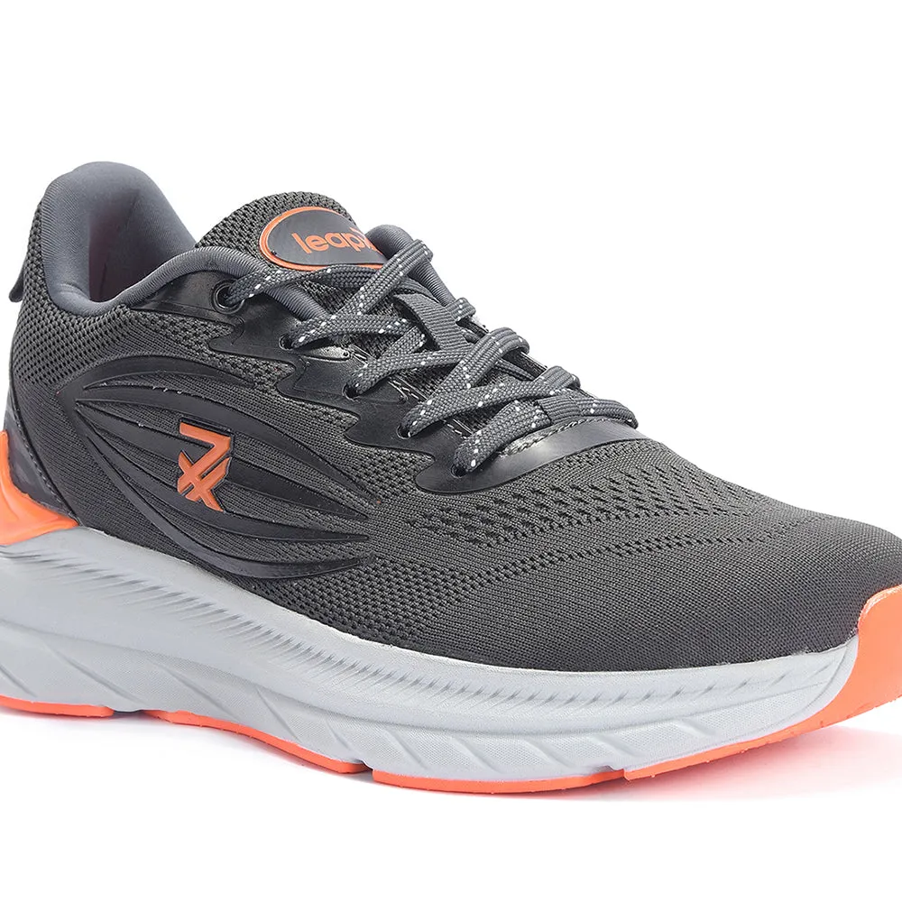 Leap7x By Liberty Men RW-02 D.Grey Sports Lacing Shoes