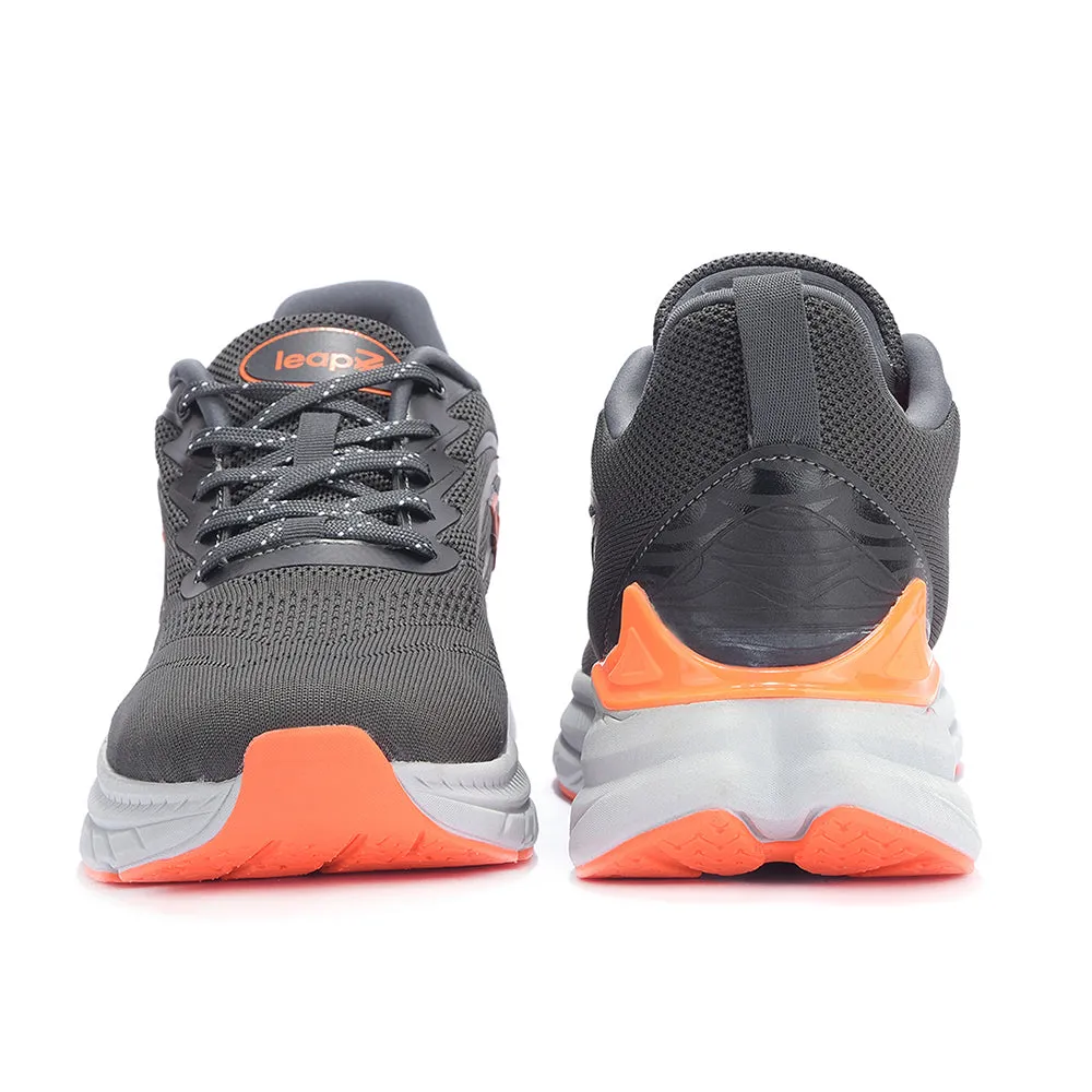Leap7x By Liberty Men RW-02 D.Grey Sports Lacing Shoes