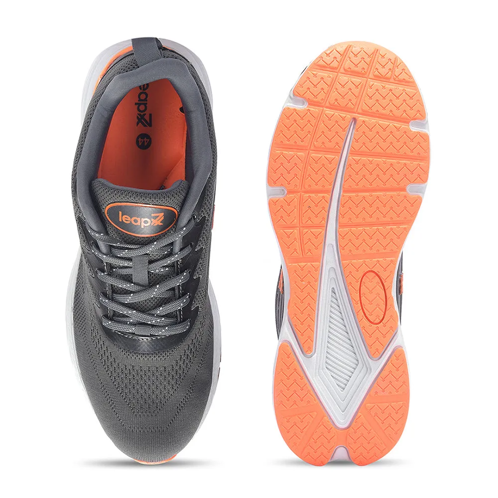 Leap7x By Liberty Men RW-02 D.Grey Sports Lacing Shoes