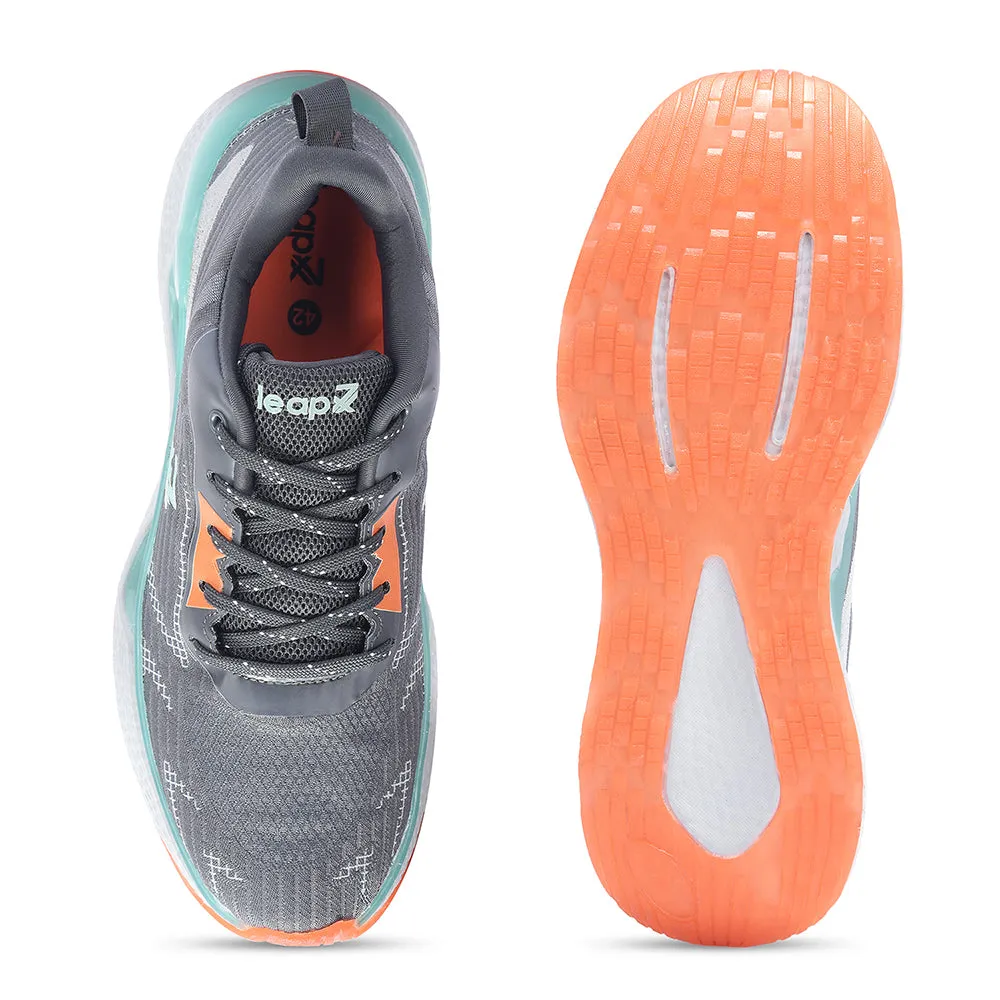 Leap7x By Liberty Men RW-10 Grey Sports Lacing Shoes
