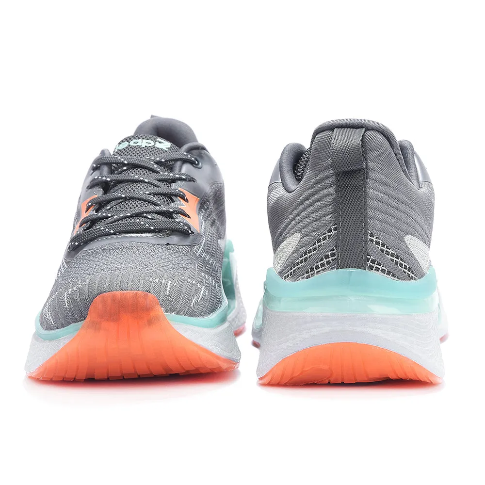 Leap7x By Liberty Men RW-10 Grey Sports Lacing Shoes