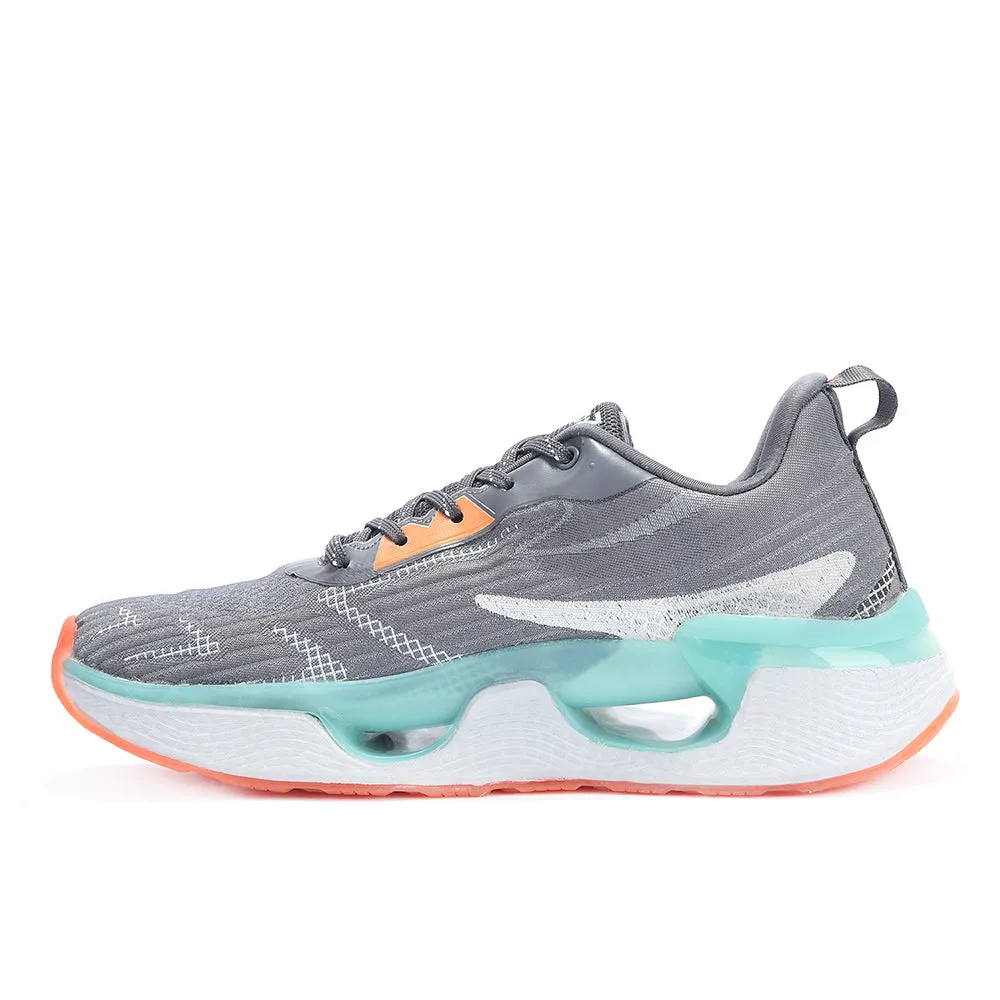 Leap7x By Liberty Men RW-10 Grey Sports Lacing Shoes