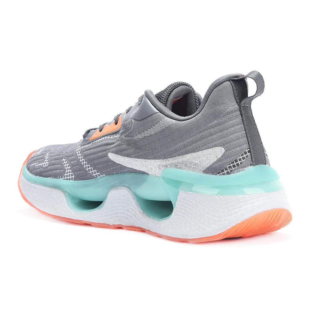 Leap7x By Liberty Men RW-10 Grey Sports Lacing Shoes