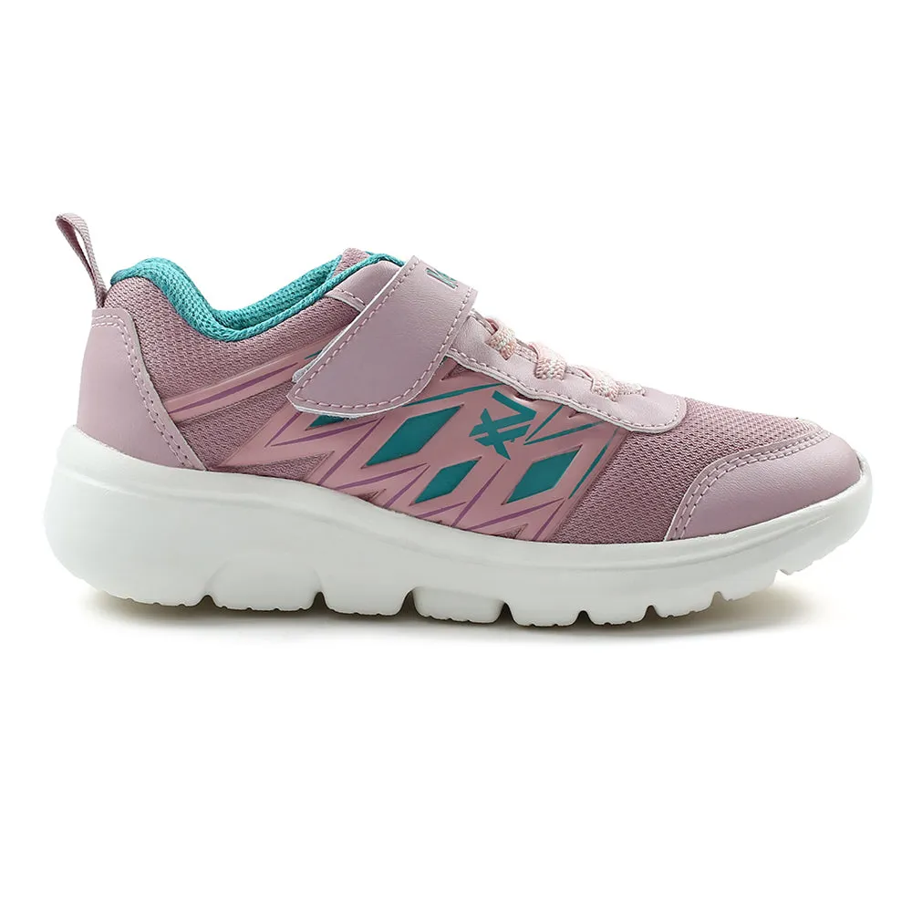 Leap7x Peach Non Lacing Velcro Casual Shoes For Kids JERRY-V By Liberty