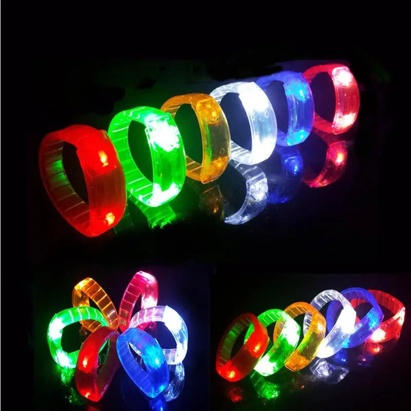 LED Flashing Bracelet - Pack of 10