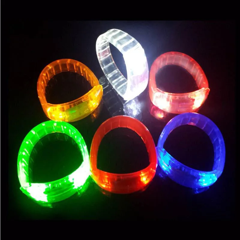 LED Flashing Bracelet - Pack of 10
