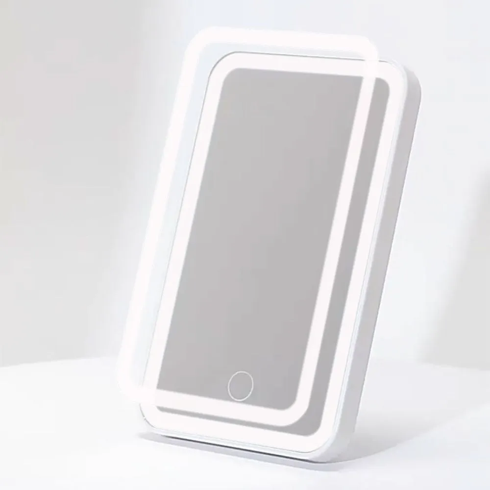 Light Up LED Car Vanity Mirror Attachment