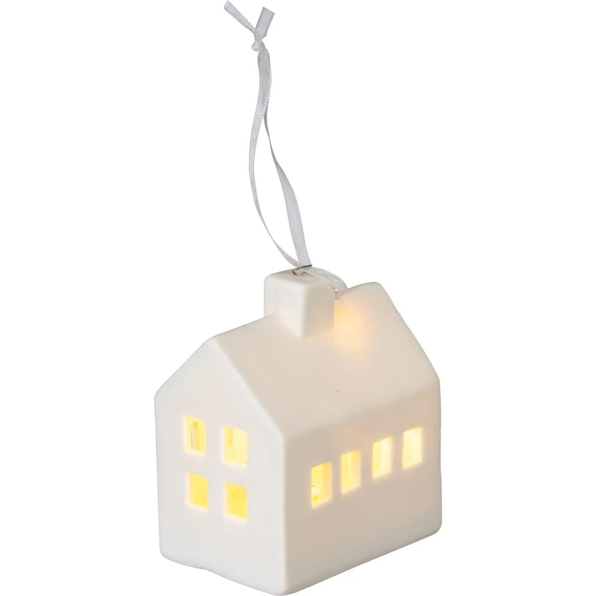 LIGHT-UP ORNAMENT HOUSE SET
