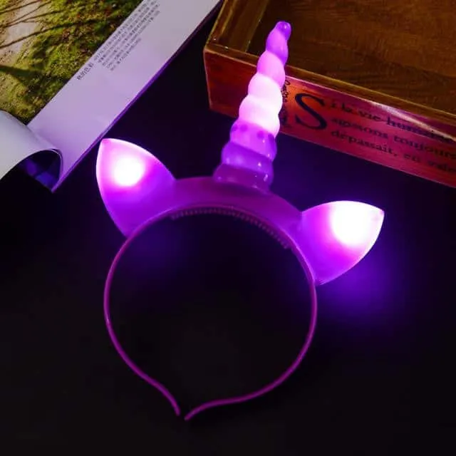 Light Up Unicorn Headband