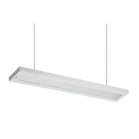 Linkable linear LED pendant up and down light 2ft 4ft 8ft combination with different shape 120-277V 0-10V dimming ETL and DLC listed emergency and sensor control ready