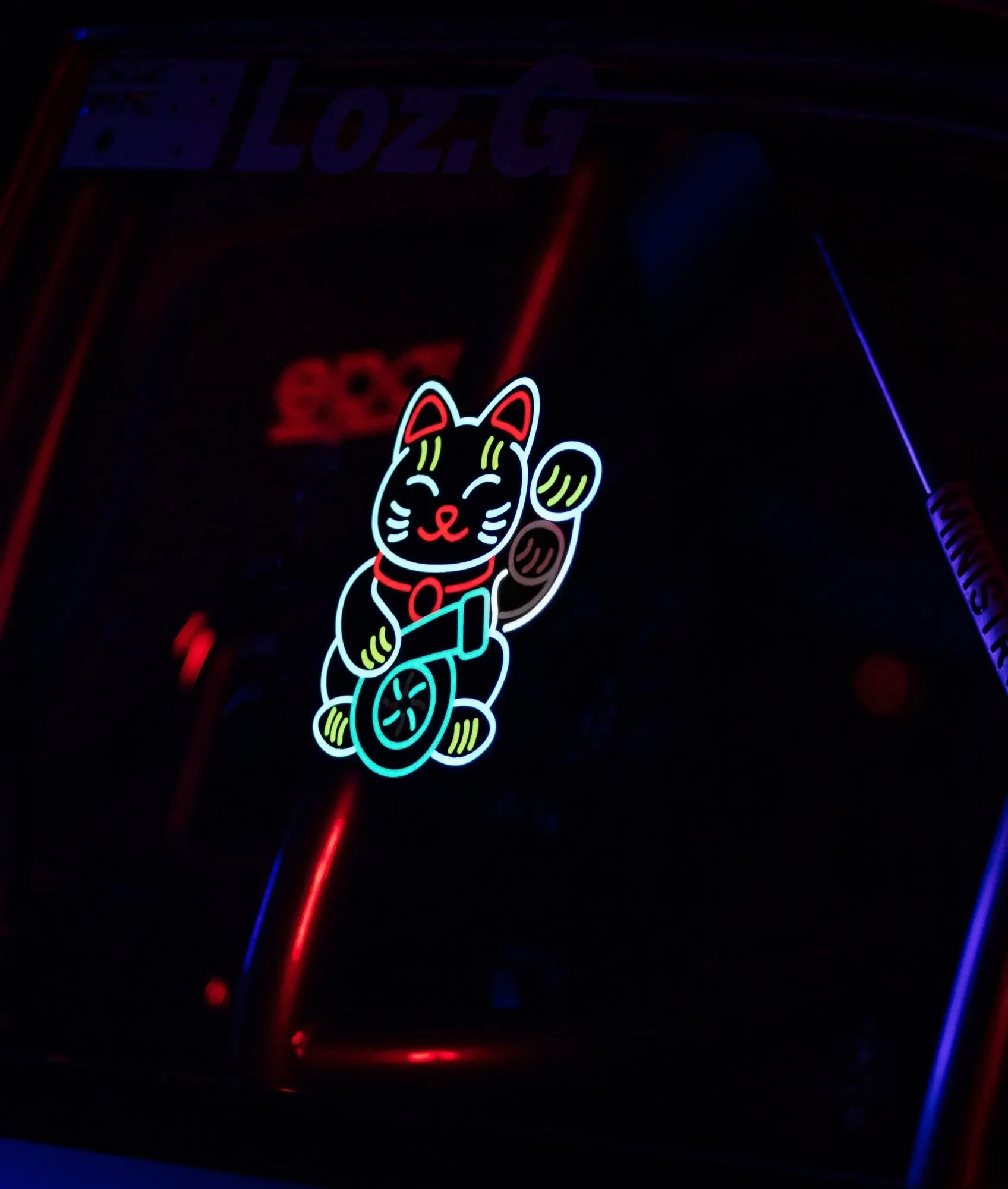 Lucky Cat USB Electric Sticker