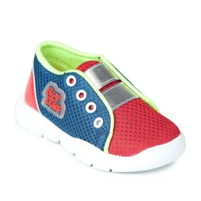 Lucy & Luke Casual Red Non Lacing Shoes For Kids FLYNN-26 By Liberty
