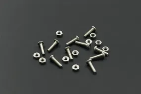 M3x12 screw low profile hex head cap screw 10 sets