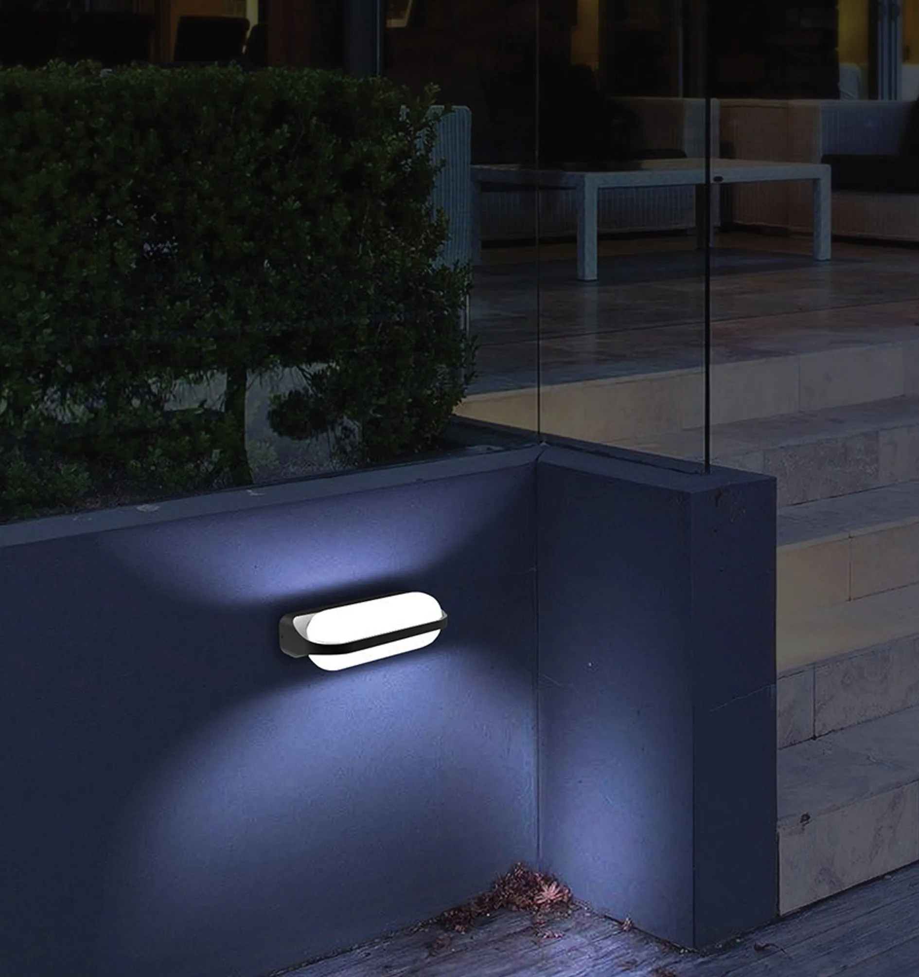 MARINA: Exterior LED Up/Down Surface Mounted Wall Lights IP65