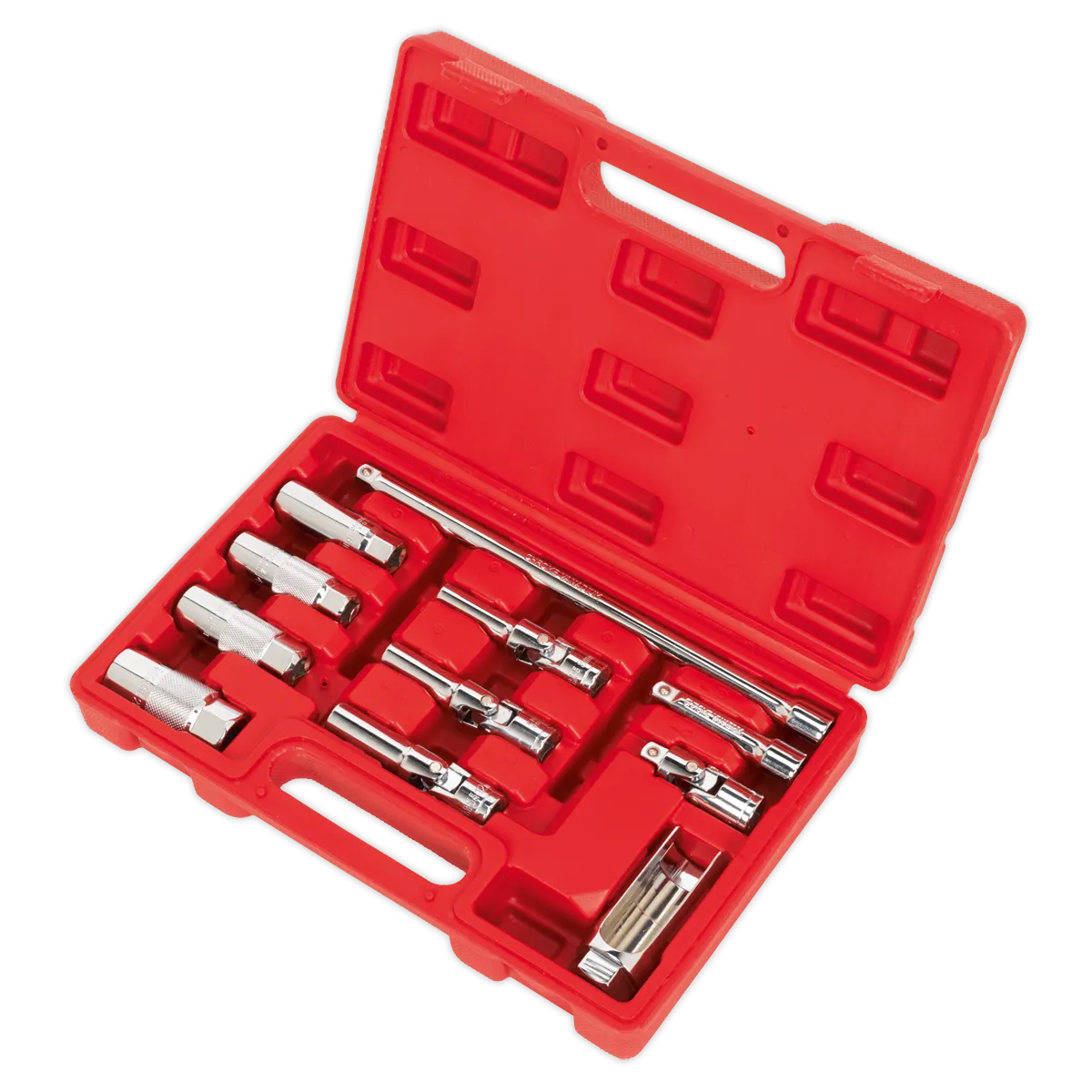 Master Service Set 11pc - Spark/Glow Plug & Oxygen Sensor 3/8"Sq Drive