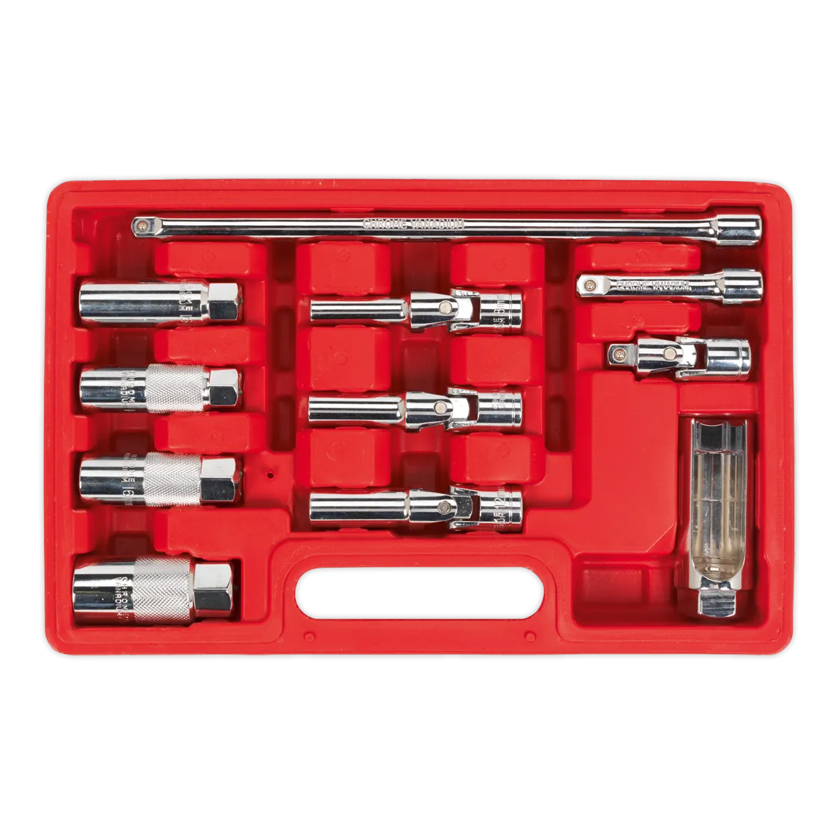 Master Service Set 11pc - Spark/Glow Plug & Oxygen Sensor 3/8"Sq Drive