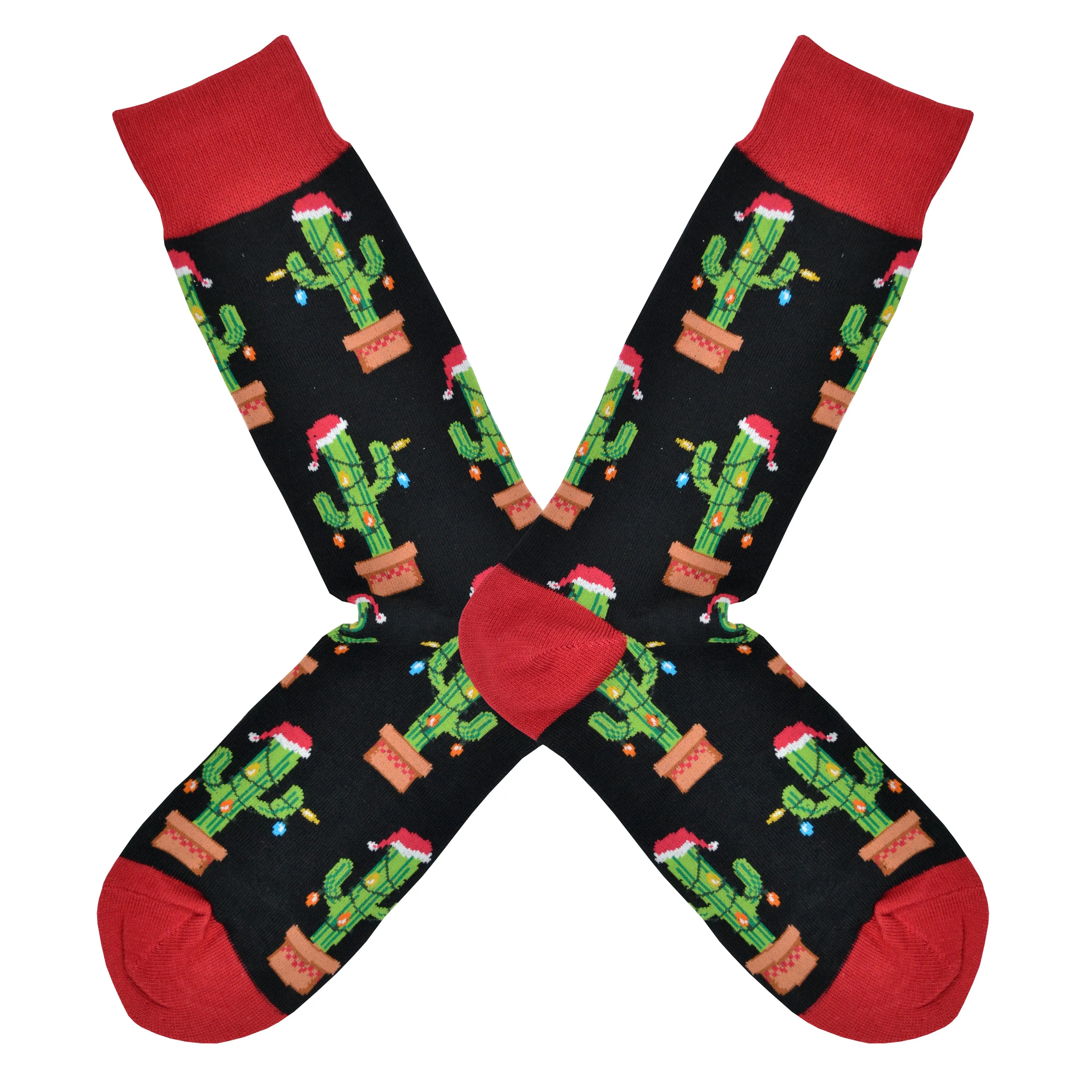 Men's Christmas Cactus Socks