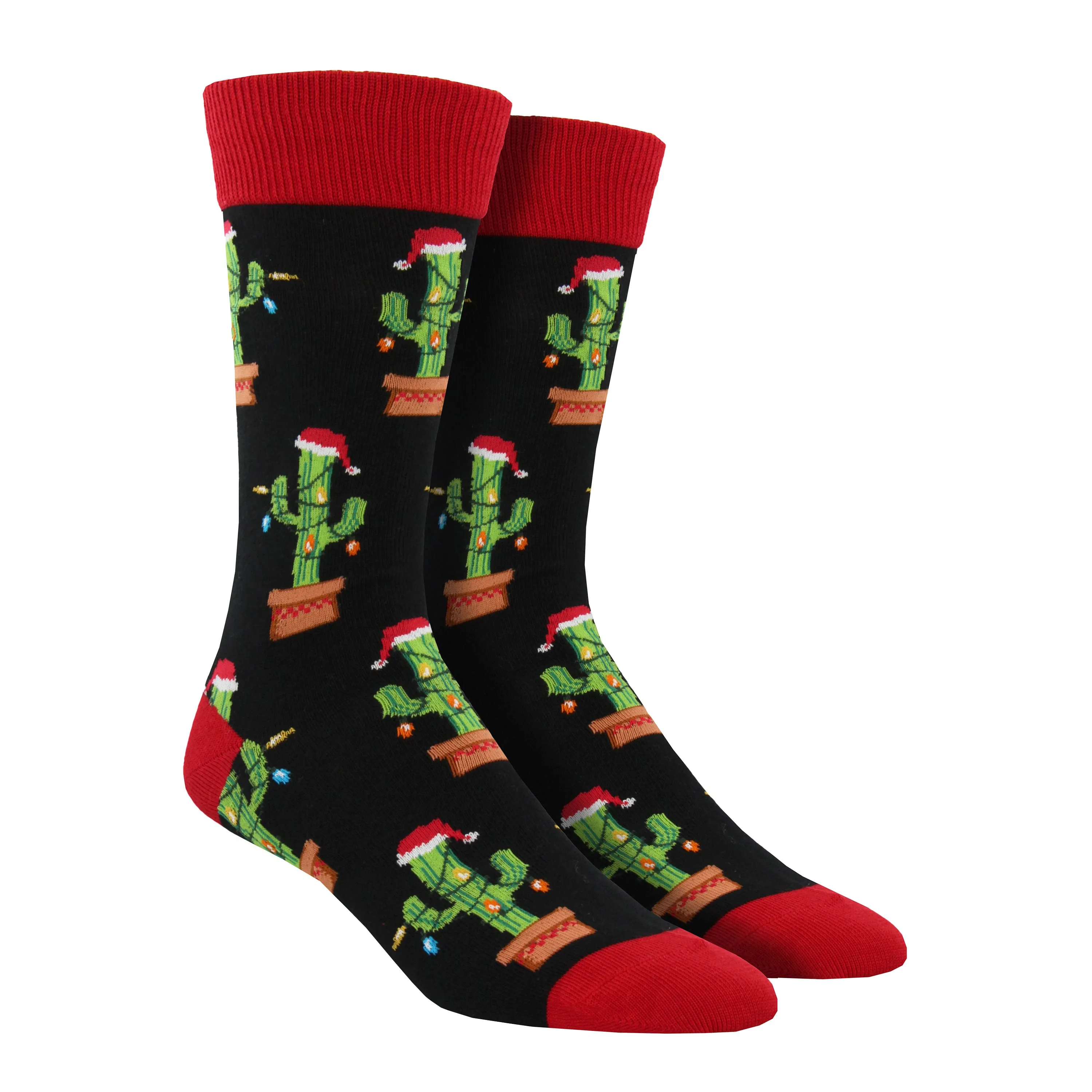 Men's Christmas Cactus Socks