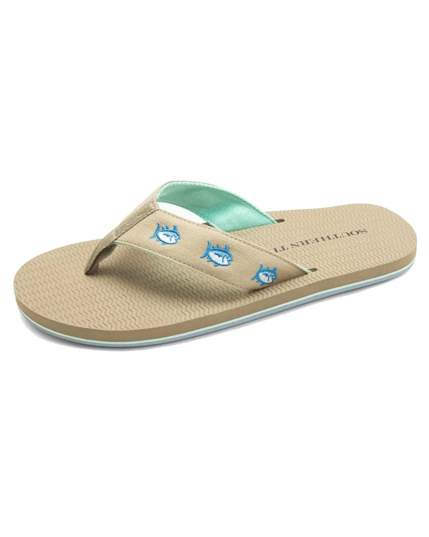 Mens Embroidered Strap Flipjack