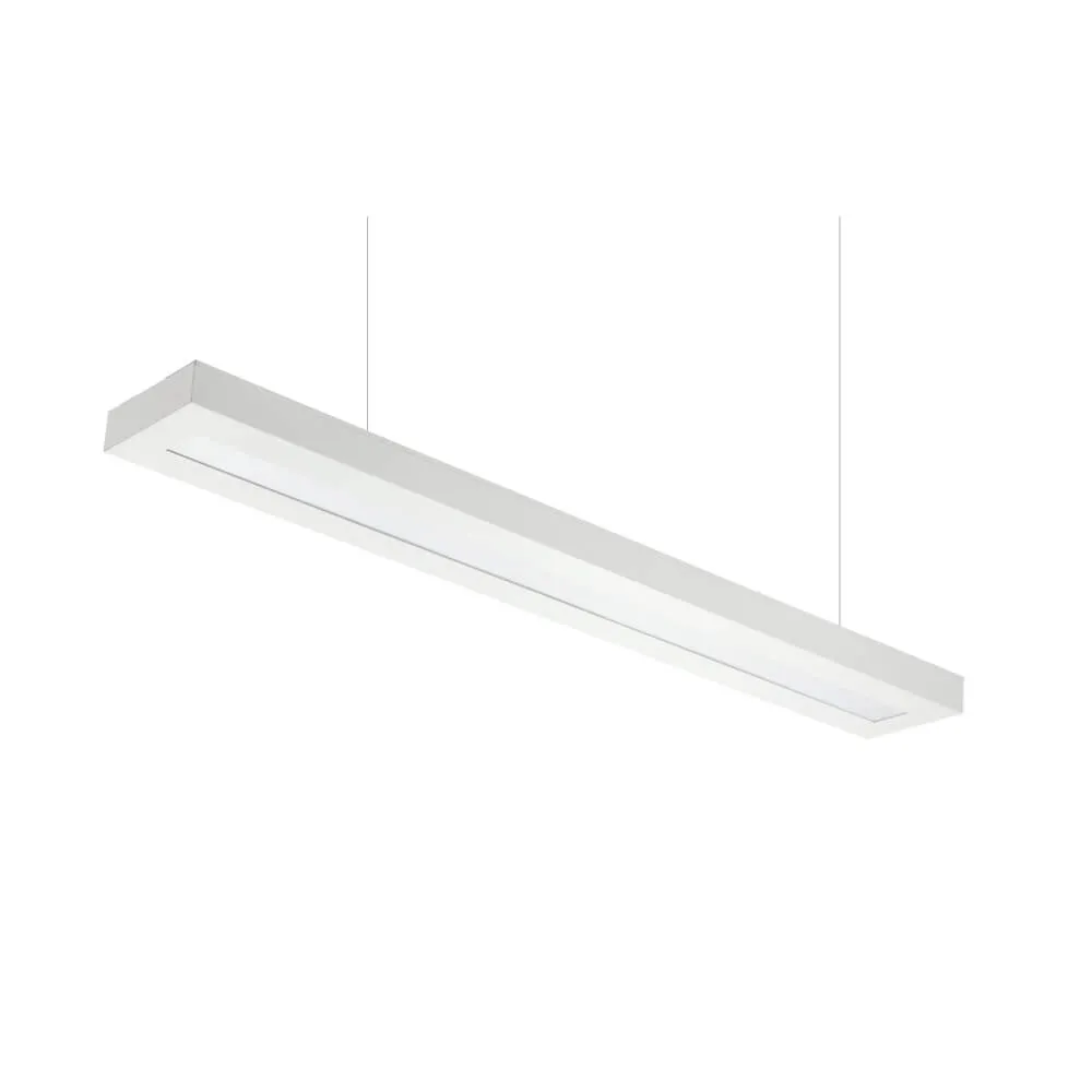 Model linear architectural led pendant light up lighting and down lighting 2ft 4ft 8ft 120-277V 0-10V dimming emergency back up and sensor control