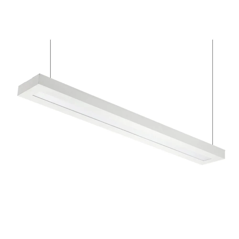 Model linear architectural led pendant light up lighting and down lighting 2ft 4ft 8ft 120-277V 0-10V dimming emergency back up and sensor control