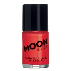 Moon Glow "Glow In The Dark" Nail Polish - Red