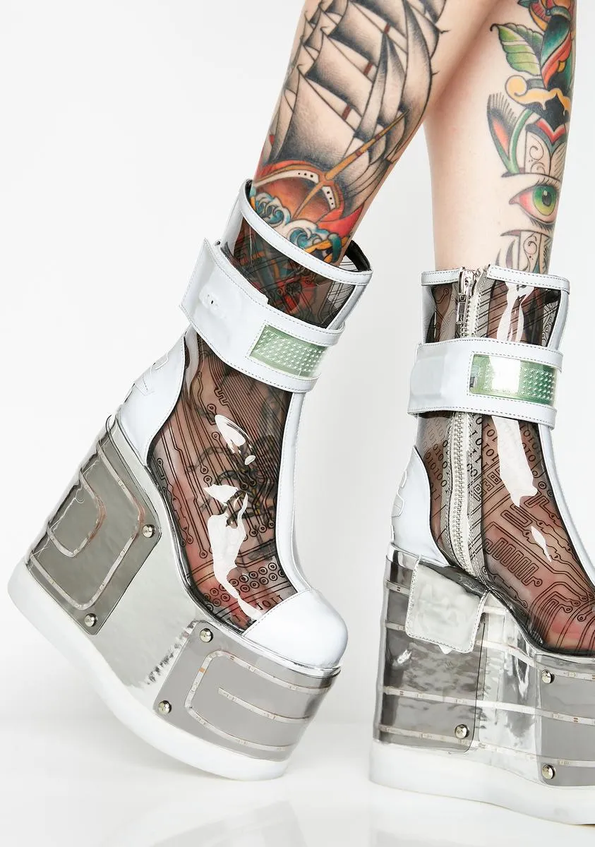 Motherboard Light-Up Platform Boots