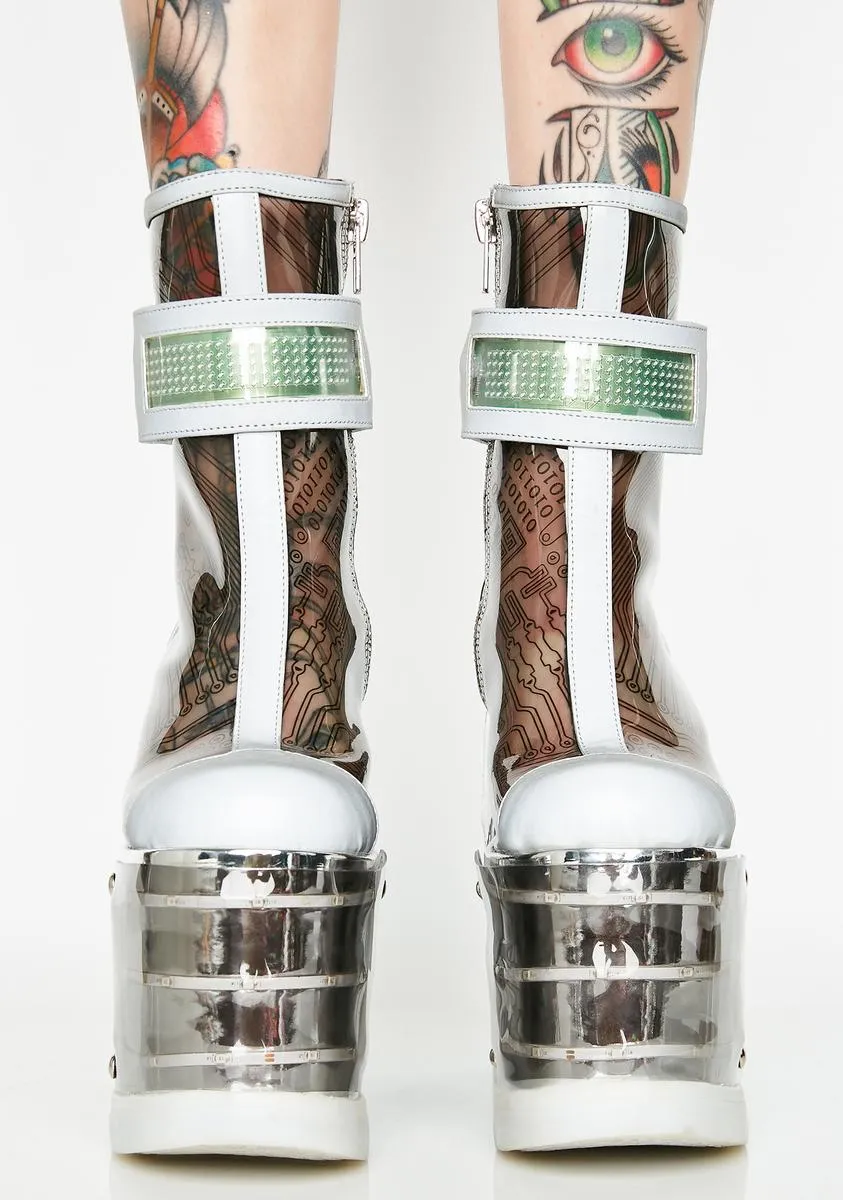 Motherboard Light-Up Platform Boots