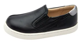 Old Soles Boy's and Girl's Bolty Hoff Sneakers - Black/Black/Rich Silver