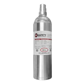 PK Safety BW Equivalent 4 Gas Calibration Gas Mix 60 Liter