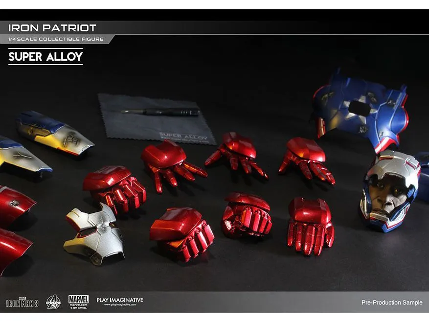 Play Imaginative 1/4 Iron Man 3 Iron Patriot Scale Figure