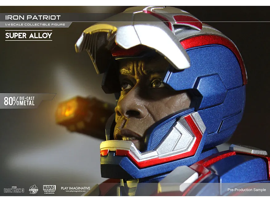 Play Imaginative 1/4 Iron Man 3 Iron Patriot Scale Figure