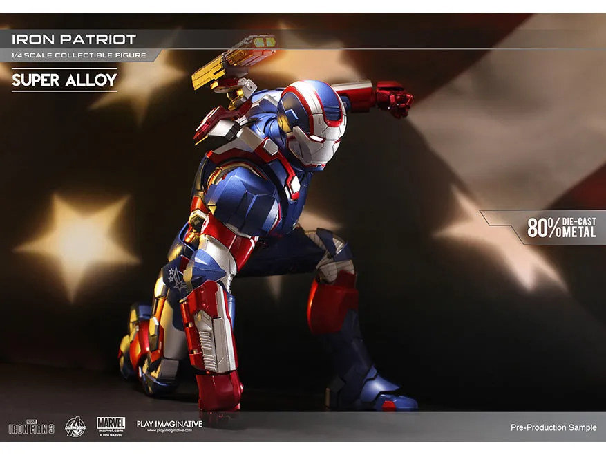 Play Imaginative 1/4 Iron Man 3 Iron Patriot Scale Figure