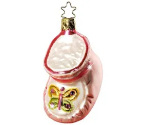 Precious Steps Baby Shoe Ornament: Swarovski Cystal Collection by Inge-Glas