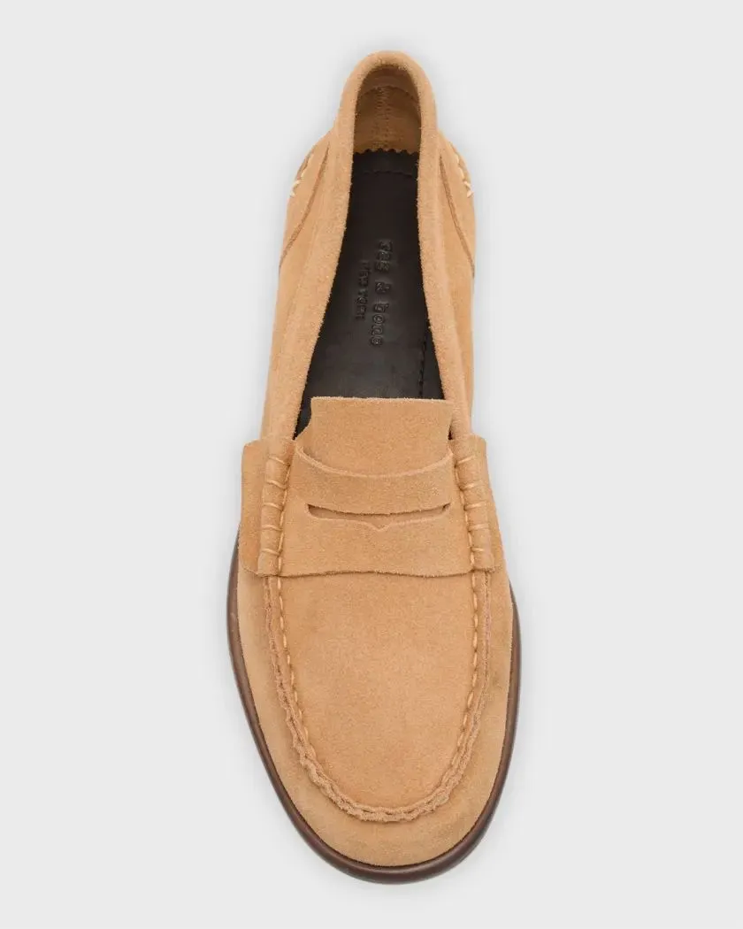 Rag & Bone carter loafer in oak brown
