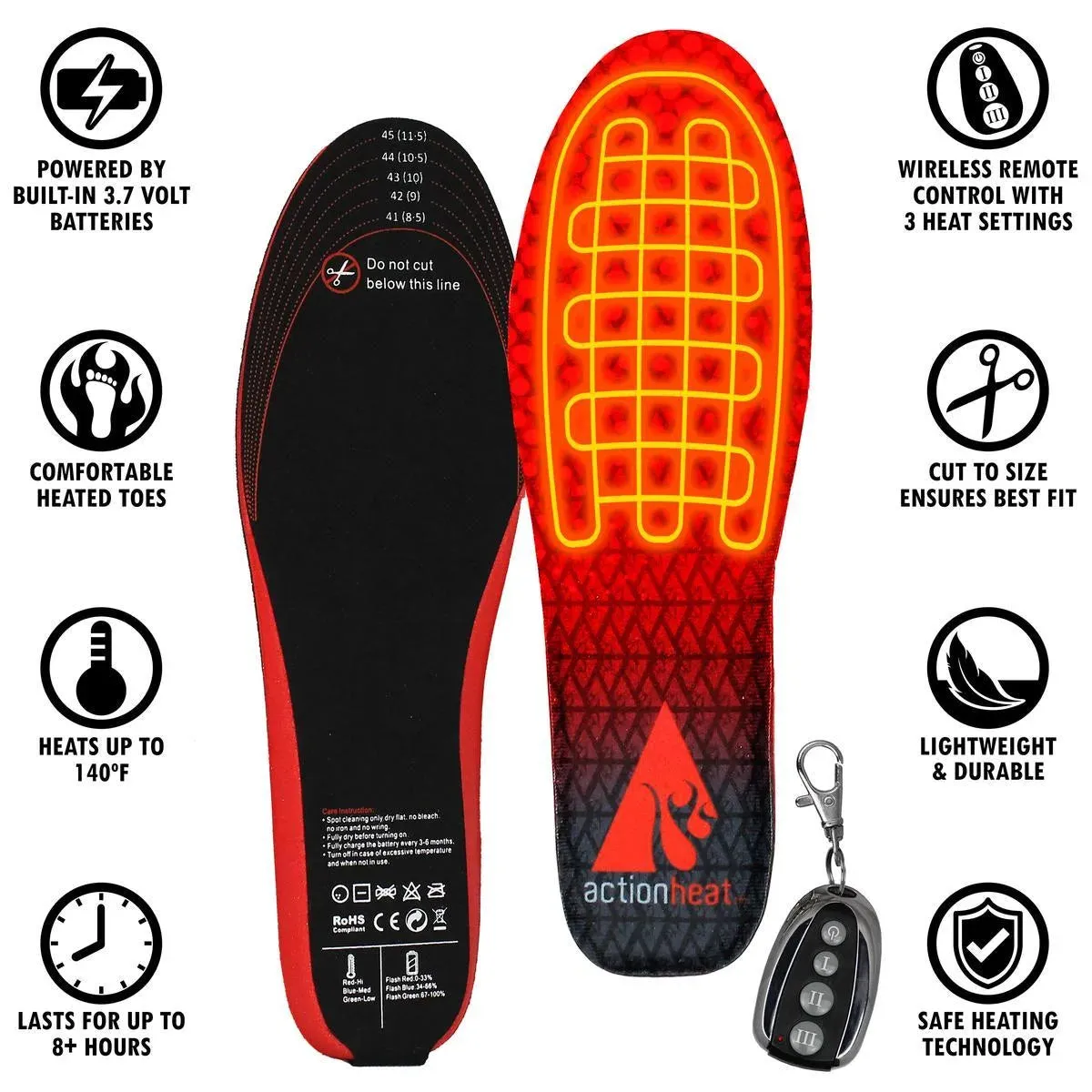 Rechargeable Heated Insoles