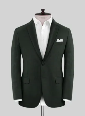Scabal Dark Green Wool Jacket