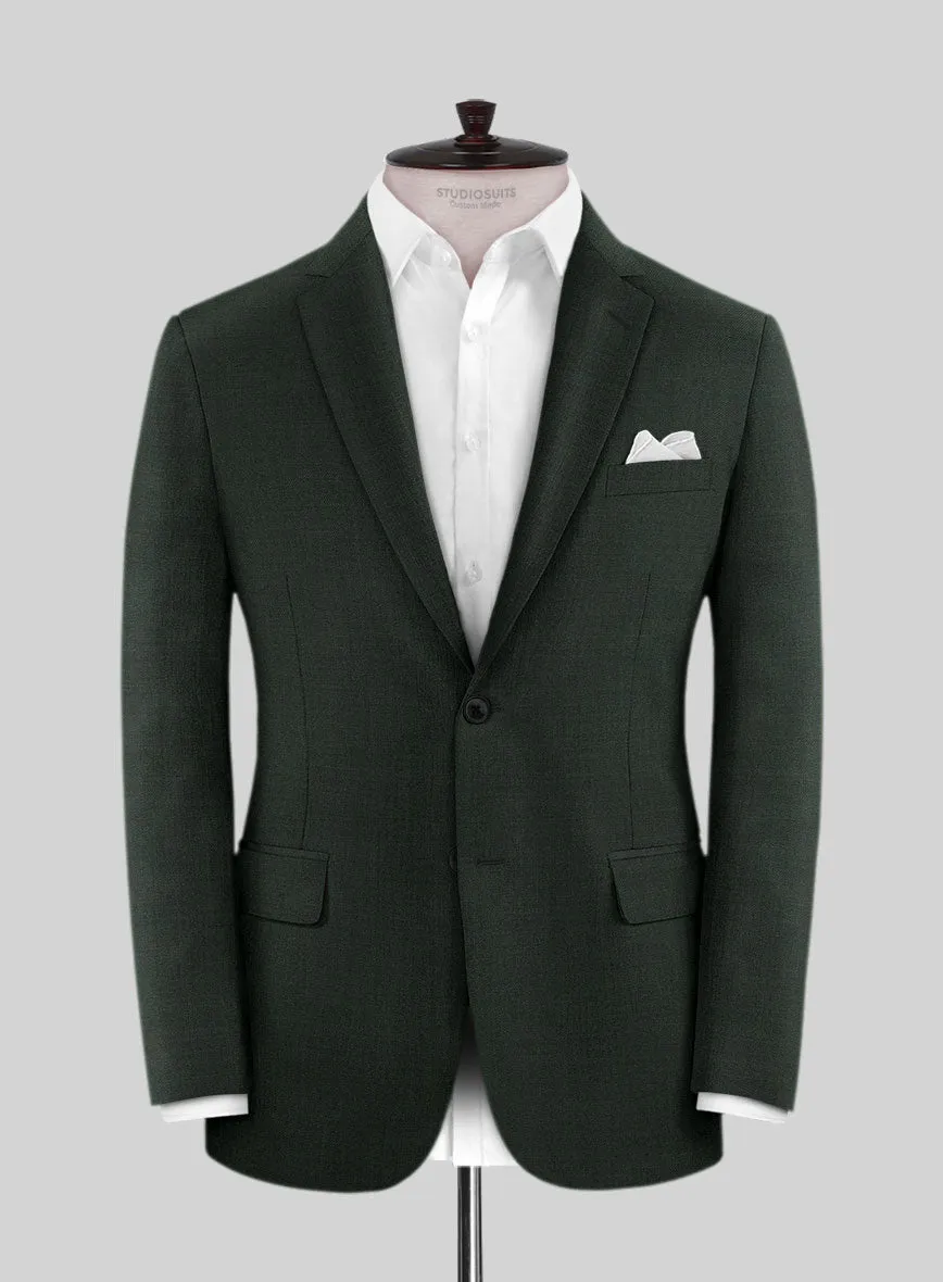 Scabal Dark Green Wool Suit