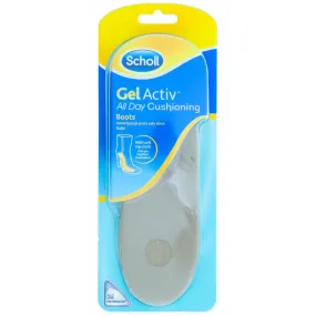 Scholl Gel Activ Grey Cushioning Boot Insoles