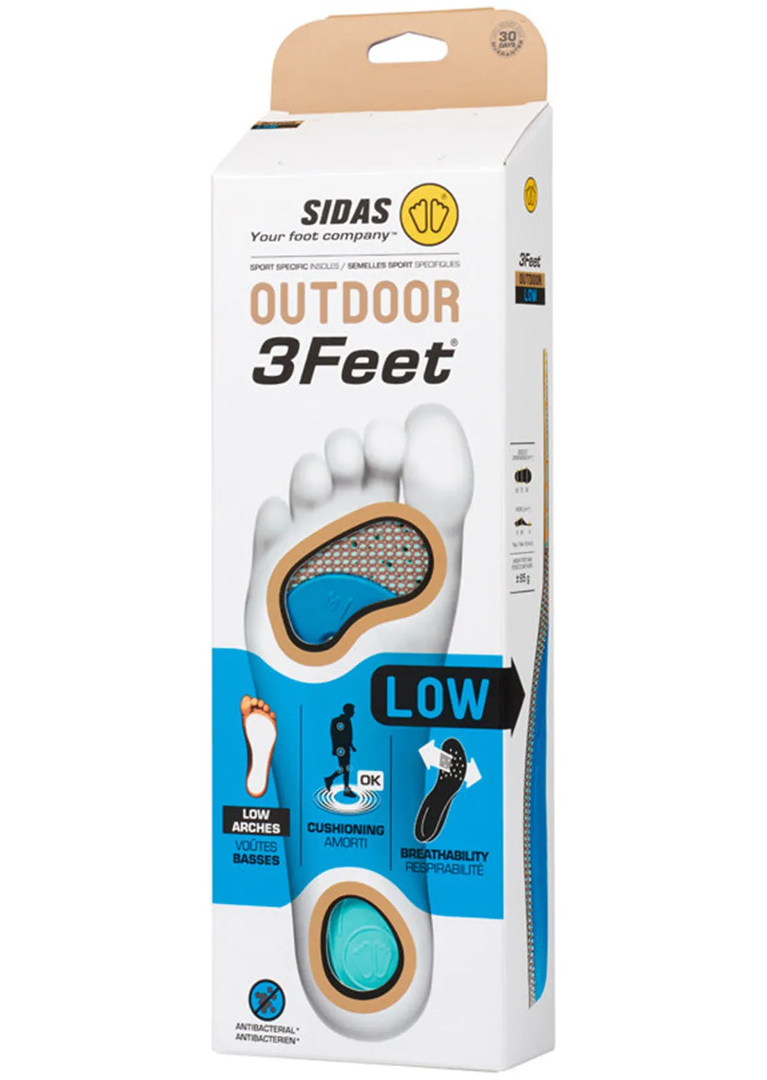 Sidas 3Feet Outdoor Low Insoles