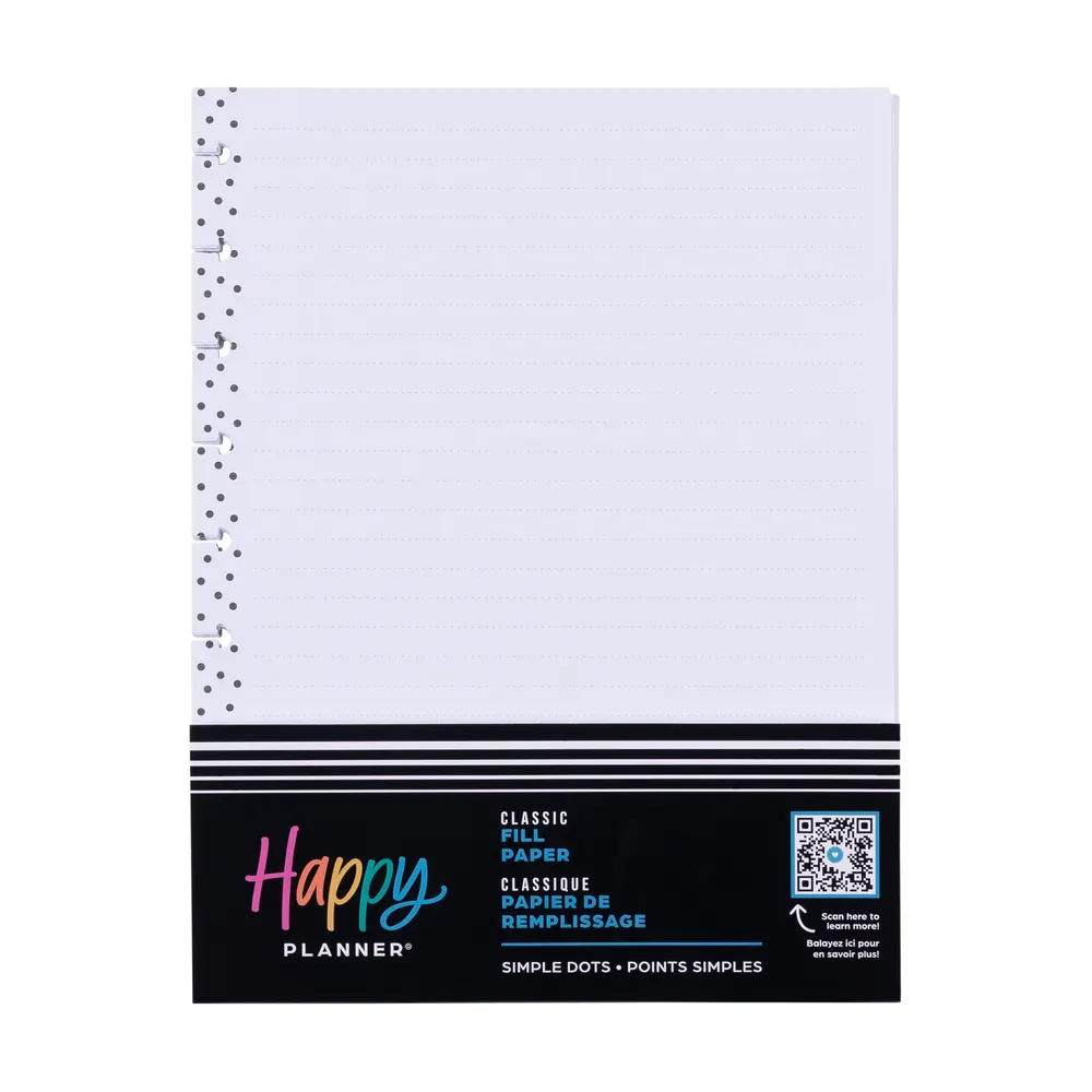 Simple Dots Classic Filler Paper