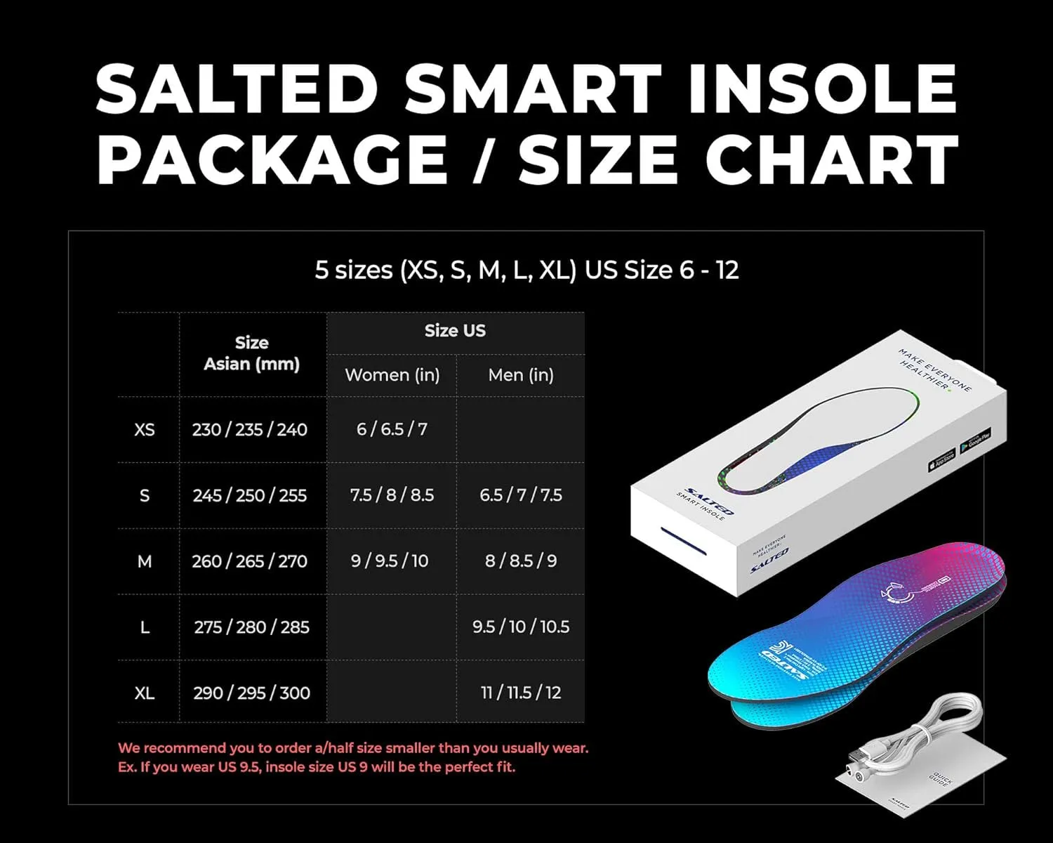 Smart Insole - Golf (Series 1 - XL)