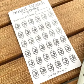 Smart Watch Savings Challenge Cards