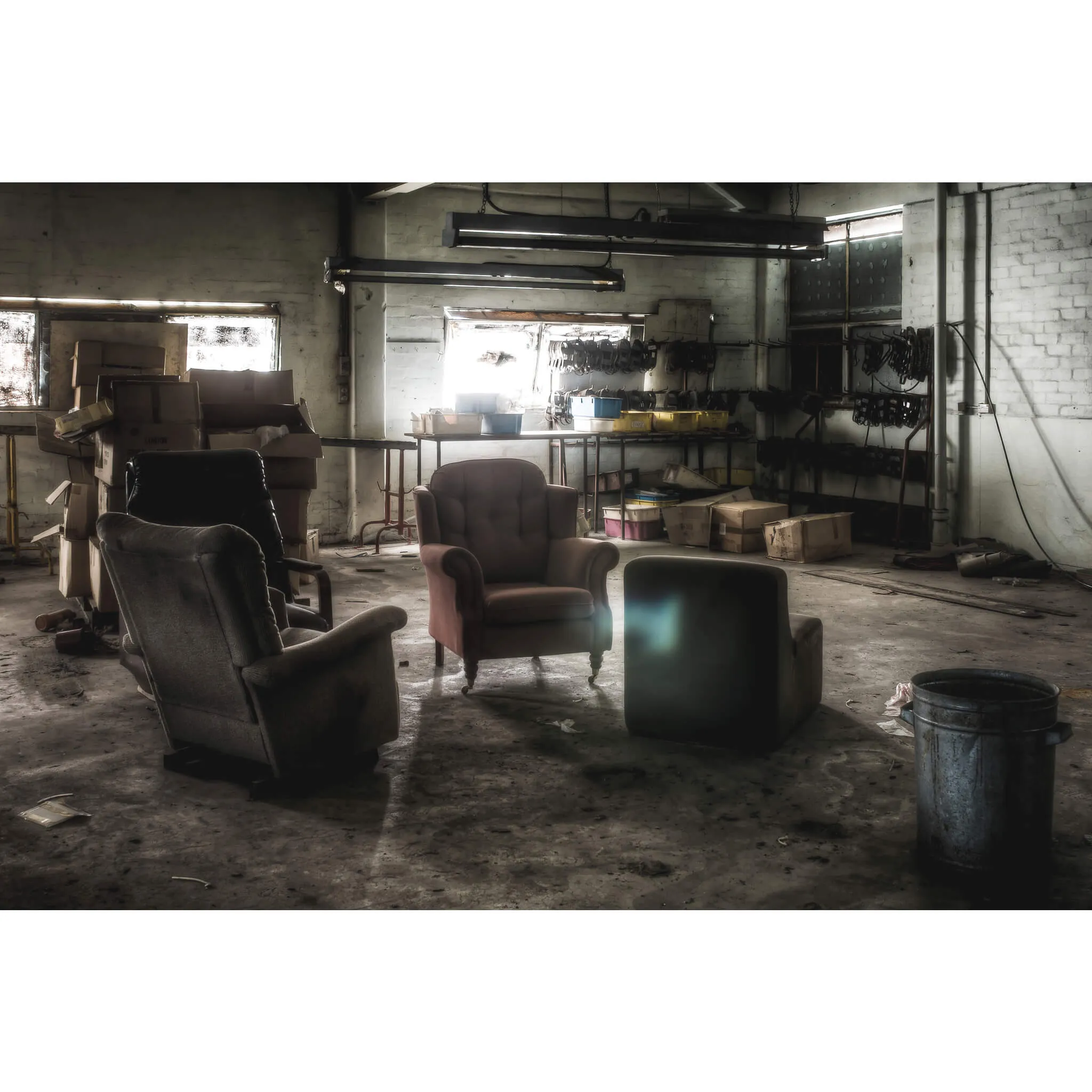 Smoko Area | Abandoned Shoe Factory