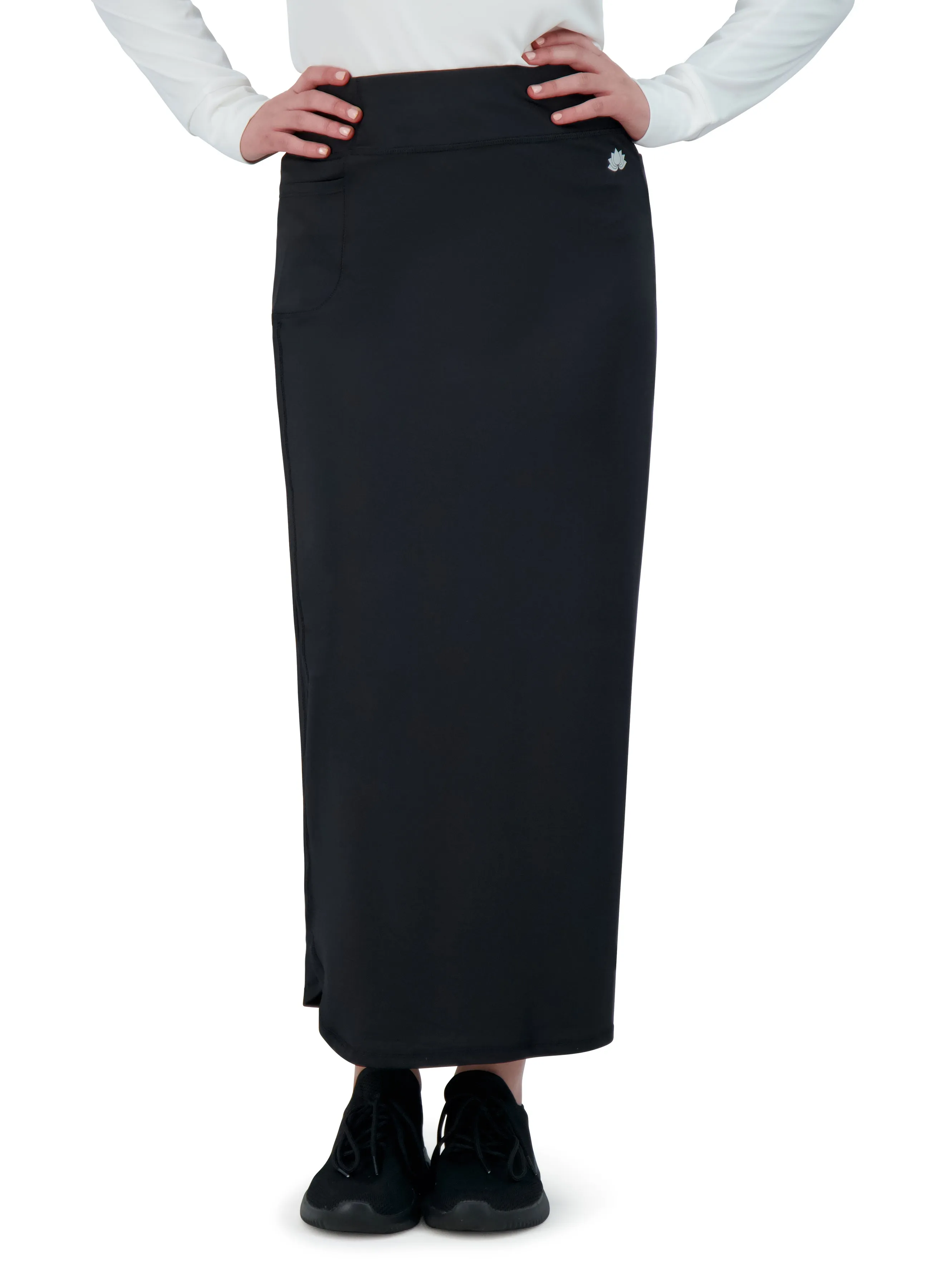 Sport Pocket Skirt 35"-Black