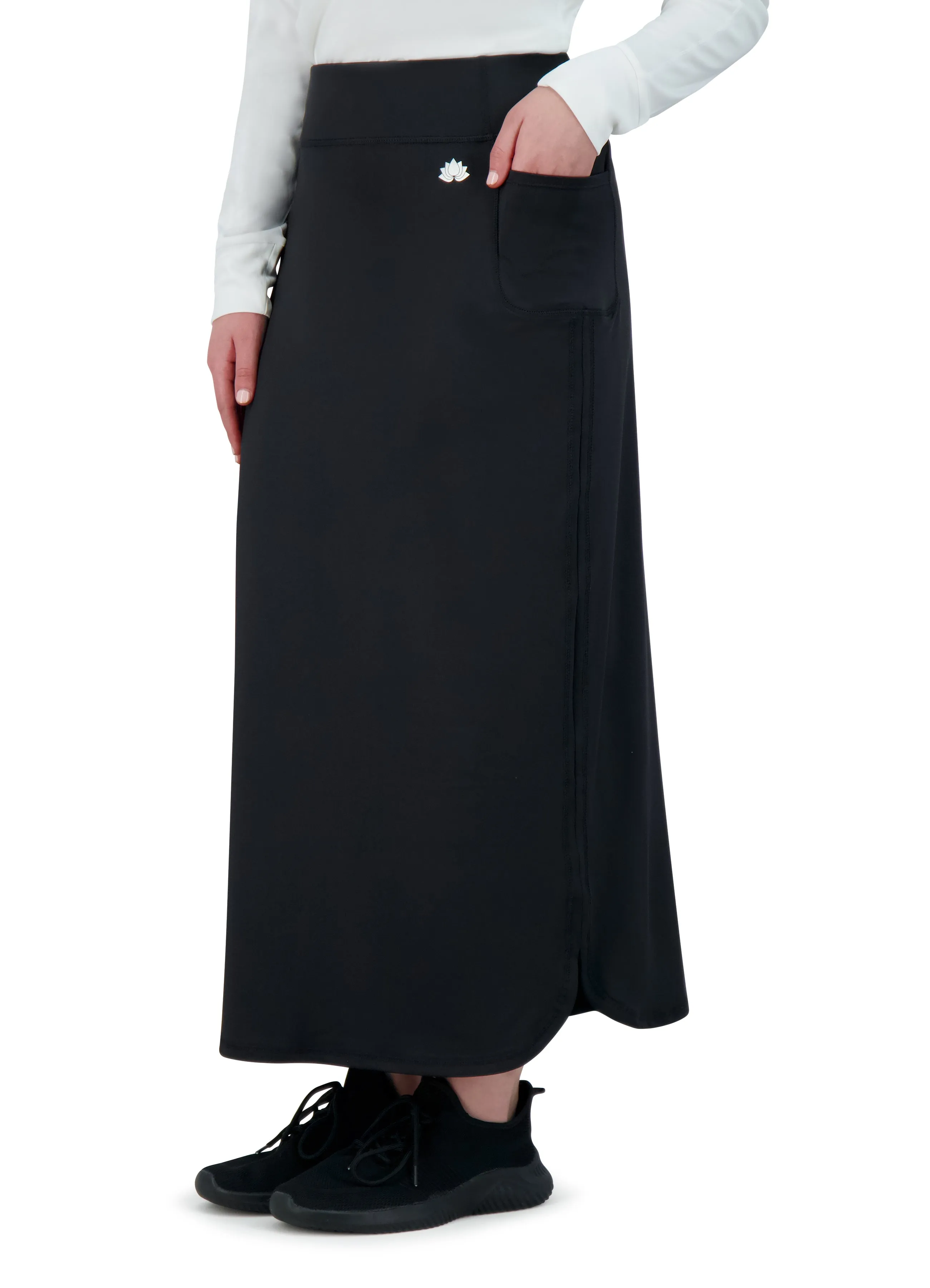 Sport Pocket Skirt 35"-Black