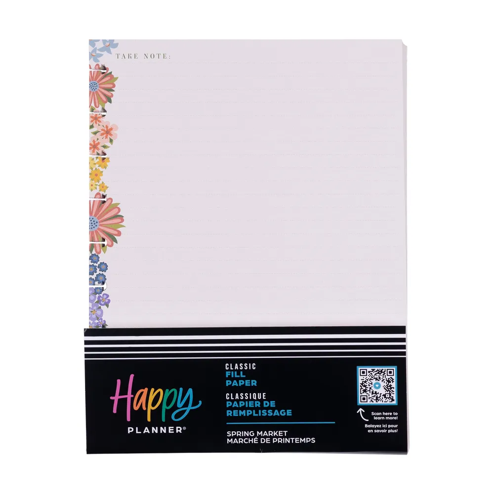 Spring Market - Dotted Lined Classic Filler Paper - 40 Sheets